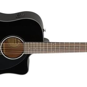 Fender CD-60SCE Black Elektro Akustik Gitar
