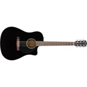 Fender CD-60SCE Black Elektro Akustik Gitar