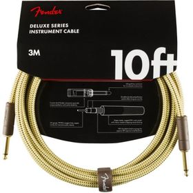 Fender Deluxe Düz Uç 3 m Tweed Enstrüman Kablo