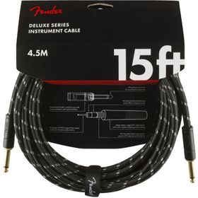 Fender Deluxe Düz Uçlu 4.5 m Siyah Tweed Enstrüman Kablo