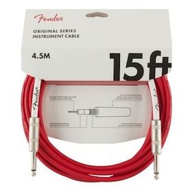 Fender Original Kırmızı 4,5 m Gitar Kablosu