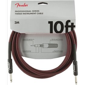 Fender Professional 3 m Kırmızı Tweed Enstrüman Kablosu