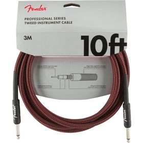 Fender Professional 3 m Kırmızı Tweed Enstrüman Kablosu