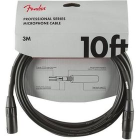 Fender Professional 3 m Siyah Mikrofon Kablosu