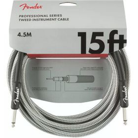 Fender Professional 4.5 m Beyaz Tweed Enstrüman Kablo