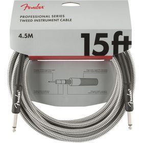 Fender Professional 4.5 m Beyaz Tweed Enstrüman Kablo