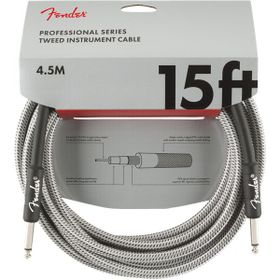 Fender Professional 4.5 m Beyaz Tweed Enstrüman Kablo