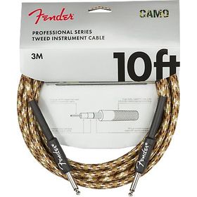 Fender Professional Düz/Düz Uçlu 3 m Desert Camo Enstrüman Kablosu