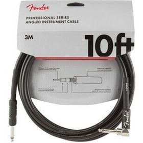 Fender Professional Düz/L Uç 3 m Siyah Enstrüman Kablosu