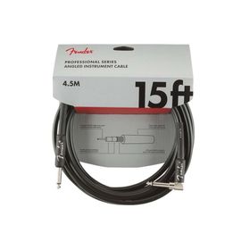 Fender Professional Düz/L Uç 4.5 m Siyah Enstrüman Kablo