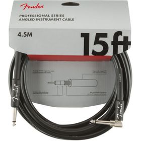 Fender Professional Düz/L Uç 4.5 m Siyah Enstrüman Kablo