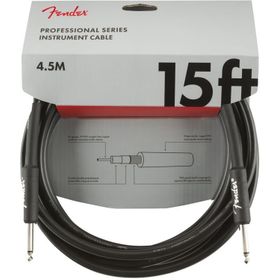 Fender Professional Inst SS 15 4.5 m Siyah Enstrüman Kablosu