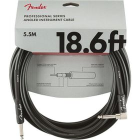 Fender Profesyonel Düz/Açılı Siyah 5.5 m Gitar Kablosu
