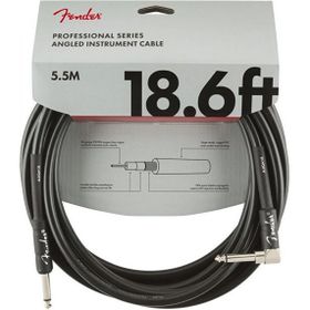 Fender Profesyonel Düz/Açılı Siyah 5.5 m Gitar Kablosu