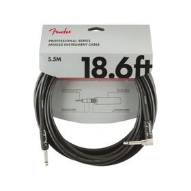 Fender Profesyonel Düz/Açılı Siyah 5.5 m Gitar Kablosu