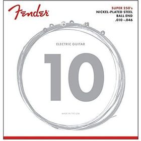 Fender Super 250's Nickel Plated Stel Ball End 010-046 Elektro Gitar Teli