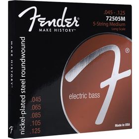 Fender Super 72505M Bass Strings Takım Tel 5 Telli Bas Gitar Teli