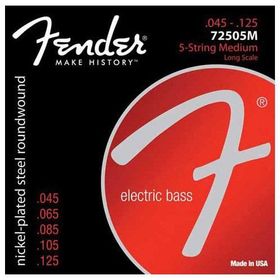 Fender Super 72505M Bass Strings Takım Tel 5 Telli Bas Gitar Teli
