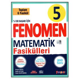 Fenomen 5. Sınıf Matematik Konu Özetli Soru Bankası Fasikülleri 6 Fasikul