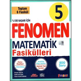Fenomen 5. Sınıf Matematik Konu Özetli Soru Bankası Fasikülleri 6 Fasikul
