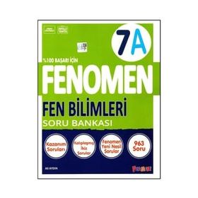 Fenomen 7. Sınıf Fen Bilimleri Soru Bankası (A)
