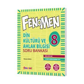 Fenomen 8 Din Kültürü ve Ahlak Bilgisi Soru Bankası