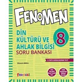 Fenomen 8 Sınıf Din Kültürü ve Ahlak Bilgisi Soru Bankası