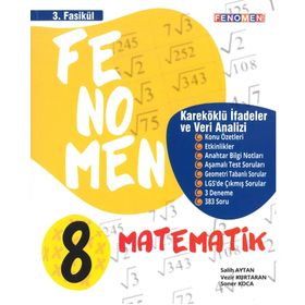 Fenomen 8. Sınıf Lgs Matematik 3. Fasikül Konu Özetli Soru Bankası