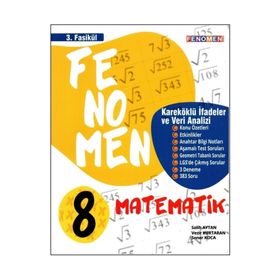 Fenomen 8. Sınıf Lgs Matematik 3. Fasikül Konu Özetli Soru Bankası
