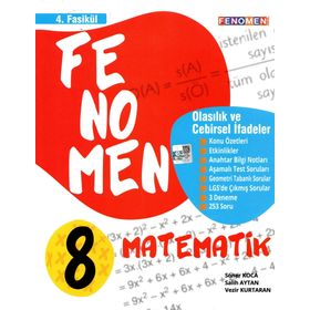 Fenomen 8. Sınıf Lgs Matematik 4. Fasikül Konu Özetli Soru Bankası