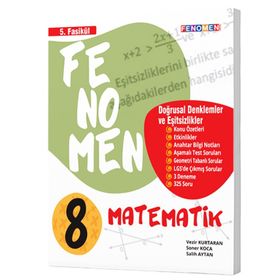 Fenomen 8. Sınıf Lgs Matematik 5. Fasikül Konu Özetli Soru Bankası
