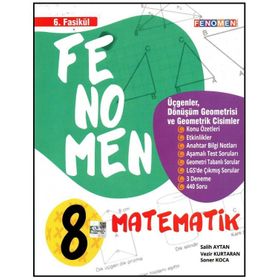 Fenomen 8. Sınıf Lgs Matematik 6. Fasikül Konu Özetli Soru Bankası