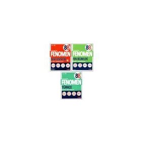 Fenomen 8. Sınıf Lgs Matematik( B)+Fen( B)+Türkçe Soru Bankası 3 Kitap