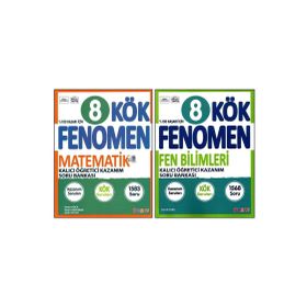 Fenomen 8. Sınıf Lgs Matematik Kök+Fen Bilimleri Kök Soru Bankası 2 Kitap