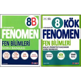 Fenomen 8. Sınıf Lgs Matematik Kök+Fen Bilimleri Kök Soru Bankası 2 Kitap