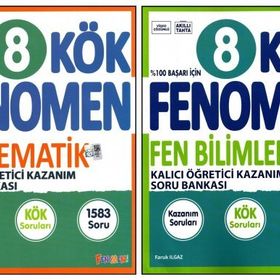 Fenomen 8. Sınıf Lgs Matematik Kök+Fen Bilimleri Kök Soru Bankası 2 Kitap