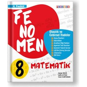 Fenomen 8. Sınıf Matematik 4. Fasikül Olasıılık ve Cebirsel İfadeler Gama Yayınları