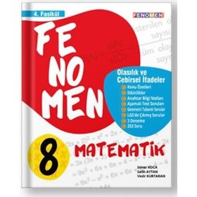 Fenomen 8. Sınıf Matematik 4. Fasikül Olasıılık ve Cebirsel İfadeler Gama Yayınları