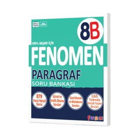 Fenomen 8. Sınıf Paragraf Soru Bankası B Serisi