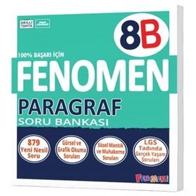 Fenomen 8. Sınıf Paragraf Soru Bankası B Serisi