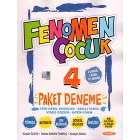 Fenomen Çoçuk 4. Sınıf Tüm Dersler Paket Deneme