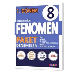Fenomen Okul 2023 LGS Özel 8. Sınıf 1. Dönem Tüm Dersler Paket Deneme
