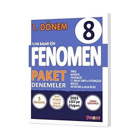 Fenomen Okul 2023 LGS Özel 8. Sınıf 1. Dönem Tüm Dersler Paket Deneme
