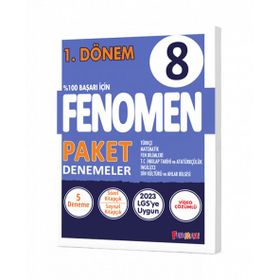 Fenomen Okul 2023 LGS Özel 8. Sınıf 1. Dönem Tüm Dersler Paket Deneme