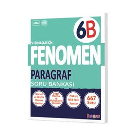 Fenomen Okul Yayınları 6.Sınıf Paragraf Soru Bankası