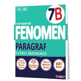 Fenomen Okul Yayınları 7.Sınıf Paragraf Soru Bankası