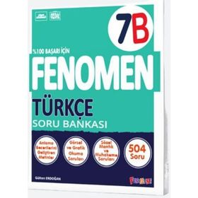 Fenomen Okul Yayınları 7. Sınıf Türkçe B Soru Bankası