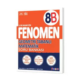 Fenomen Okul Yayınları 8. Sınıf Geometri Tabanlı Matematik Soru Bankası