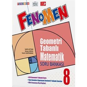 Fenomen Okul Yayınları 8. Sınıf Geometri Tabanlı Matematik Soru Bankası