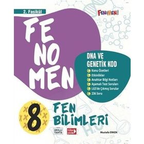Fenomen Okul Yayınları 8. Sınıf LGS Fen Bilimleri Dna ve Genetik Kod 2. Fasikül